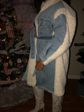 The Faux Lamb-y Denim Coat