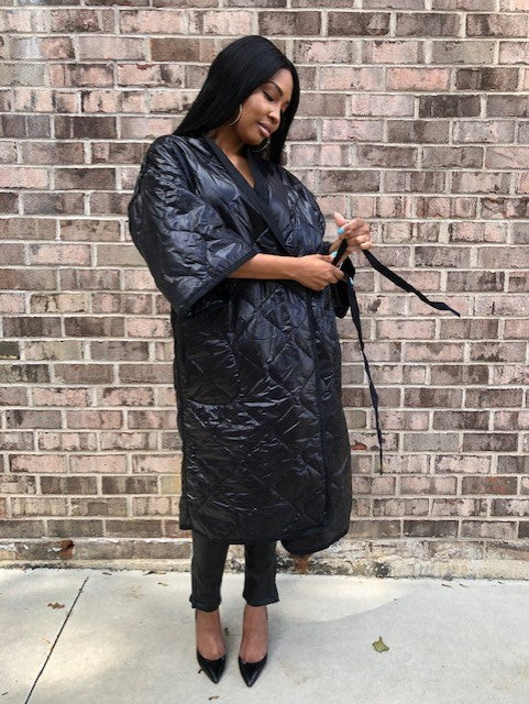 Quilted kimono clearance